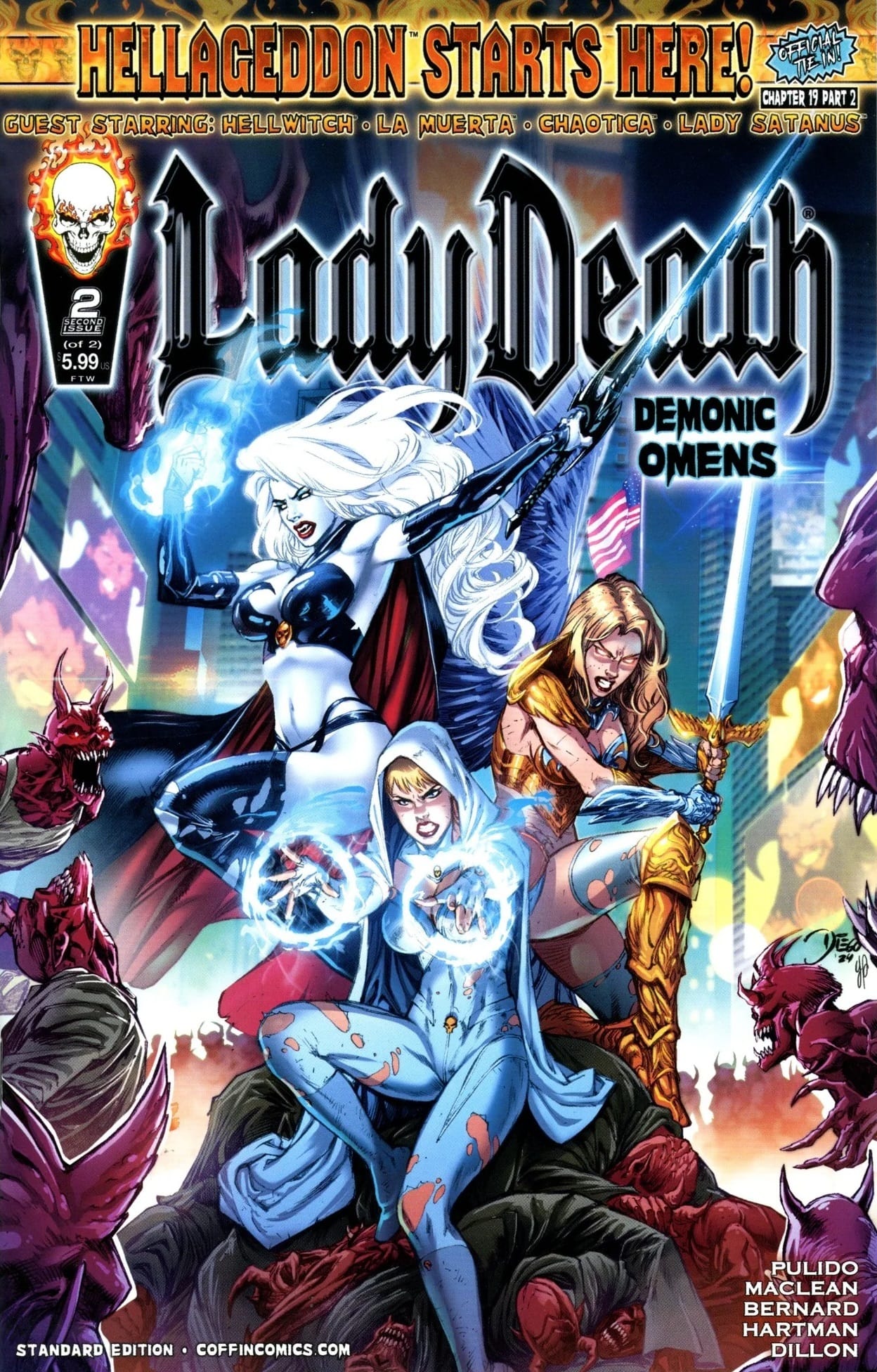 Coffin Comics COMIC BOOK Lady Death: Demonic Omens #2 - CVR A (VF/NM)