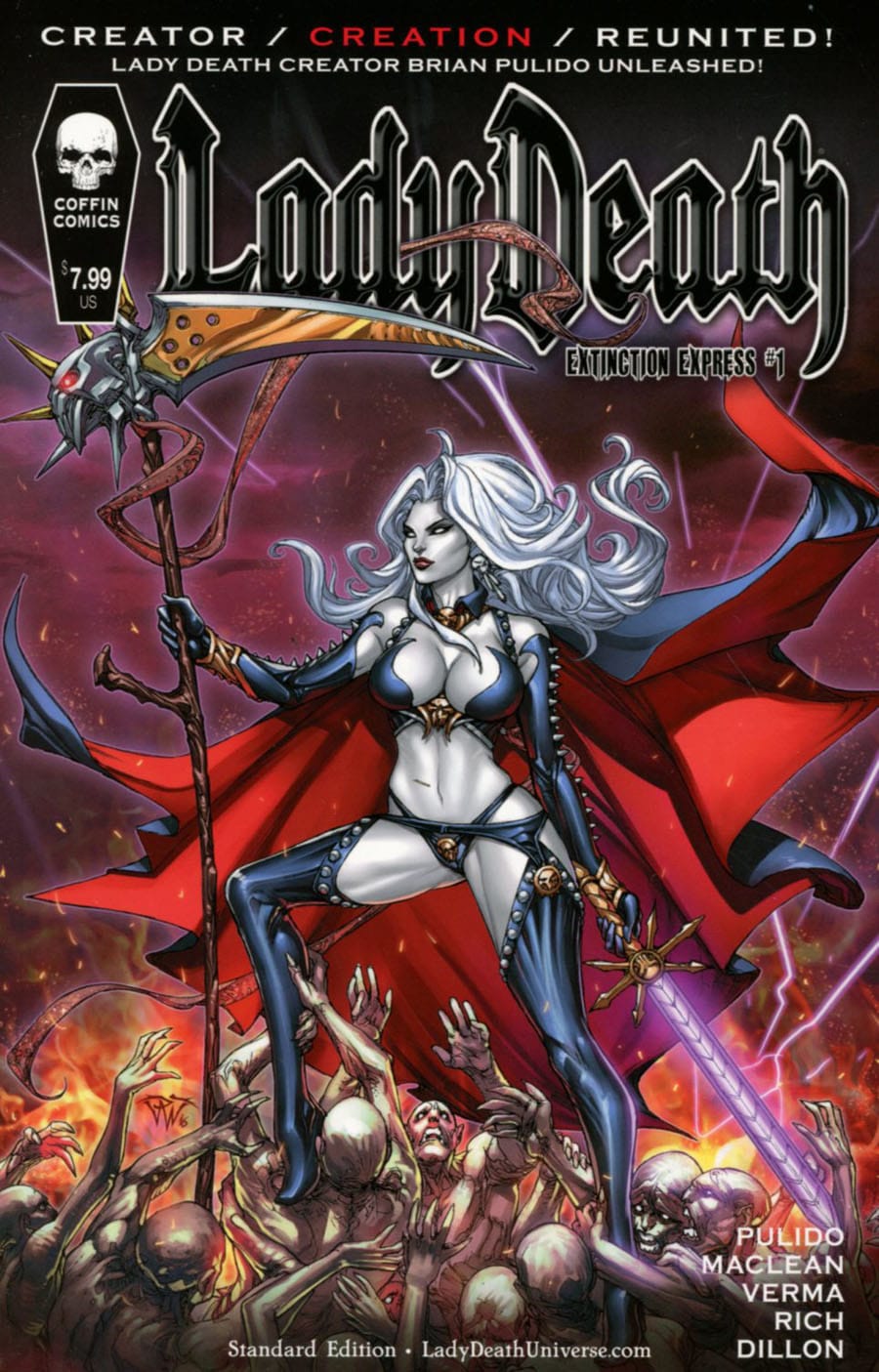 Coffin Comics COMIC BOOK Lady Death: Extinction Express #1 - CVR A (VF/NM)
