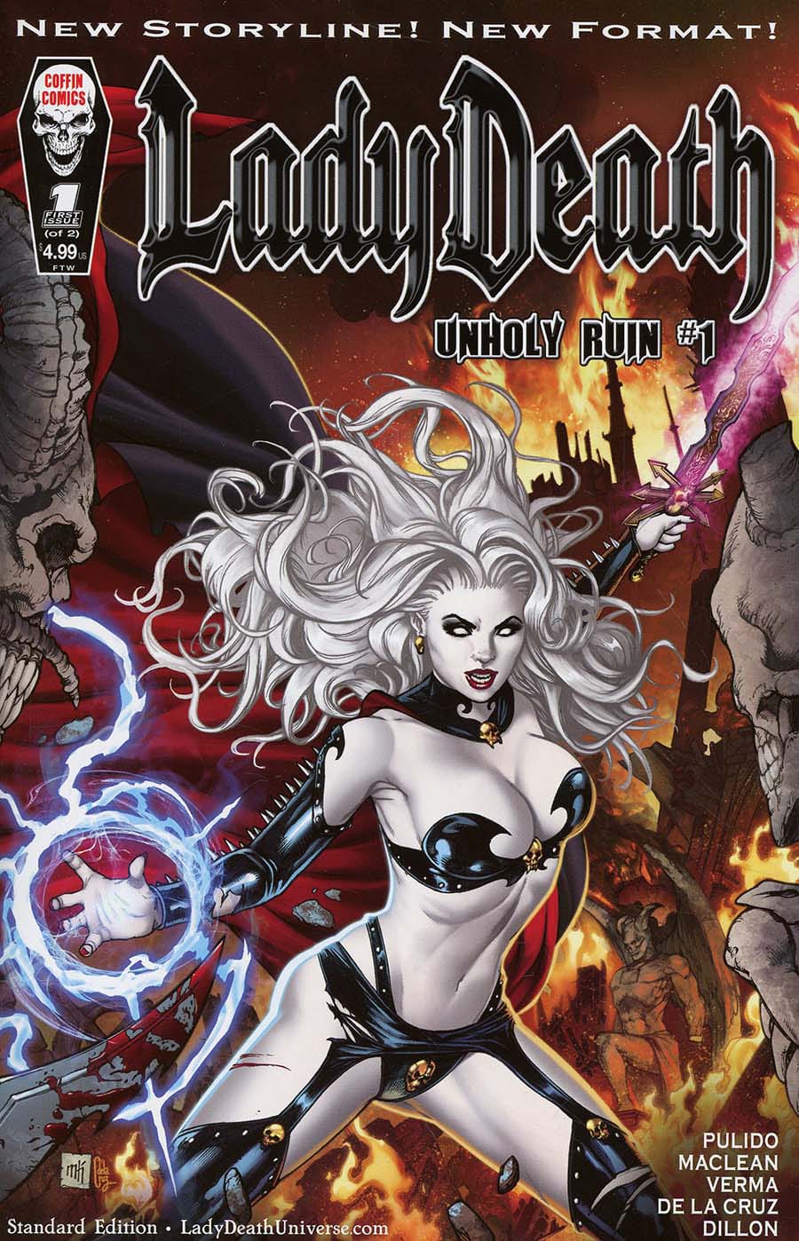 Coffin Comics COMIC BOOK Lady Death: Unholy Ruin #1 - CVR A (VF/NM)