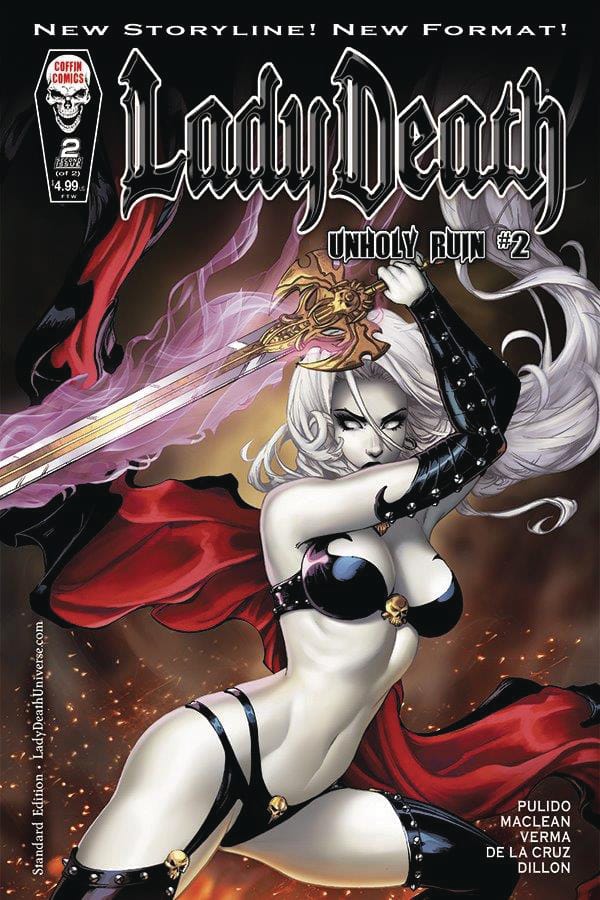 Coffin Comics COMIC BOOK Lady Death: Unholy Ruin #2 - CVR A (VF/NM)