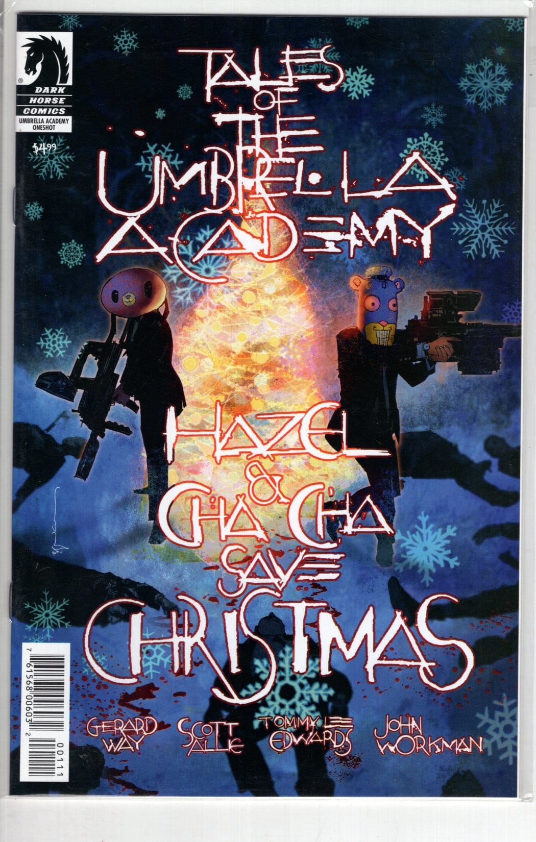 DARK HORSE COMICS COMIC BOOK LCSD 2019 HAZEL & CHA CHA SAVE CHRISTMAS TALES UMBRELLA ACAD (VF/MN)