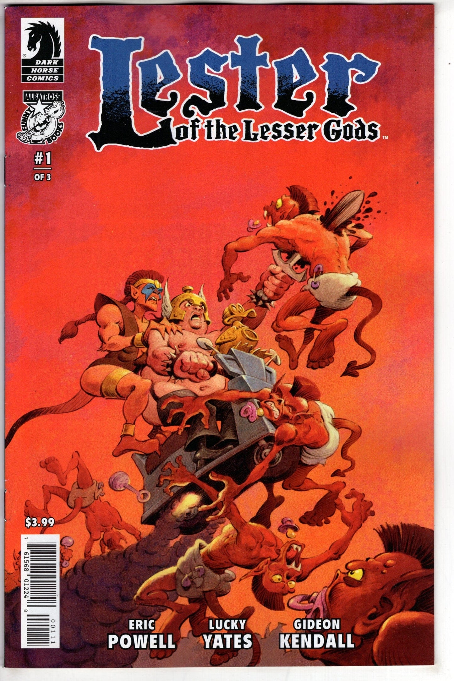 DARK HORSE COMICS COMIC BOOK LESTER OF LESSER GODS #1 CVR A KENDALL