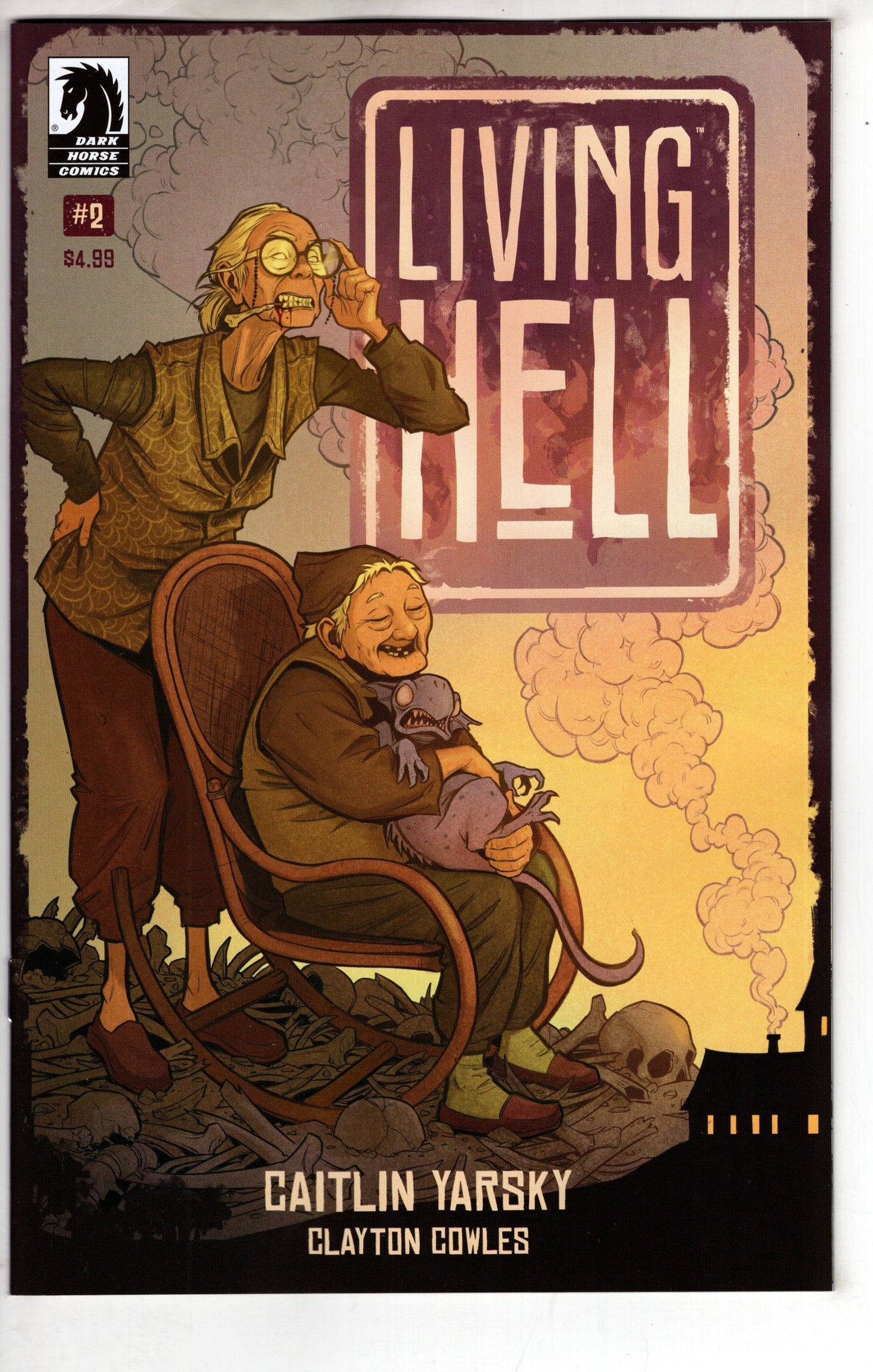 DARK HORSE COMICS COMIC BOOK LIVING HELL #2