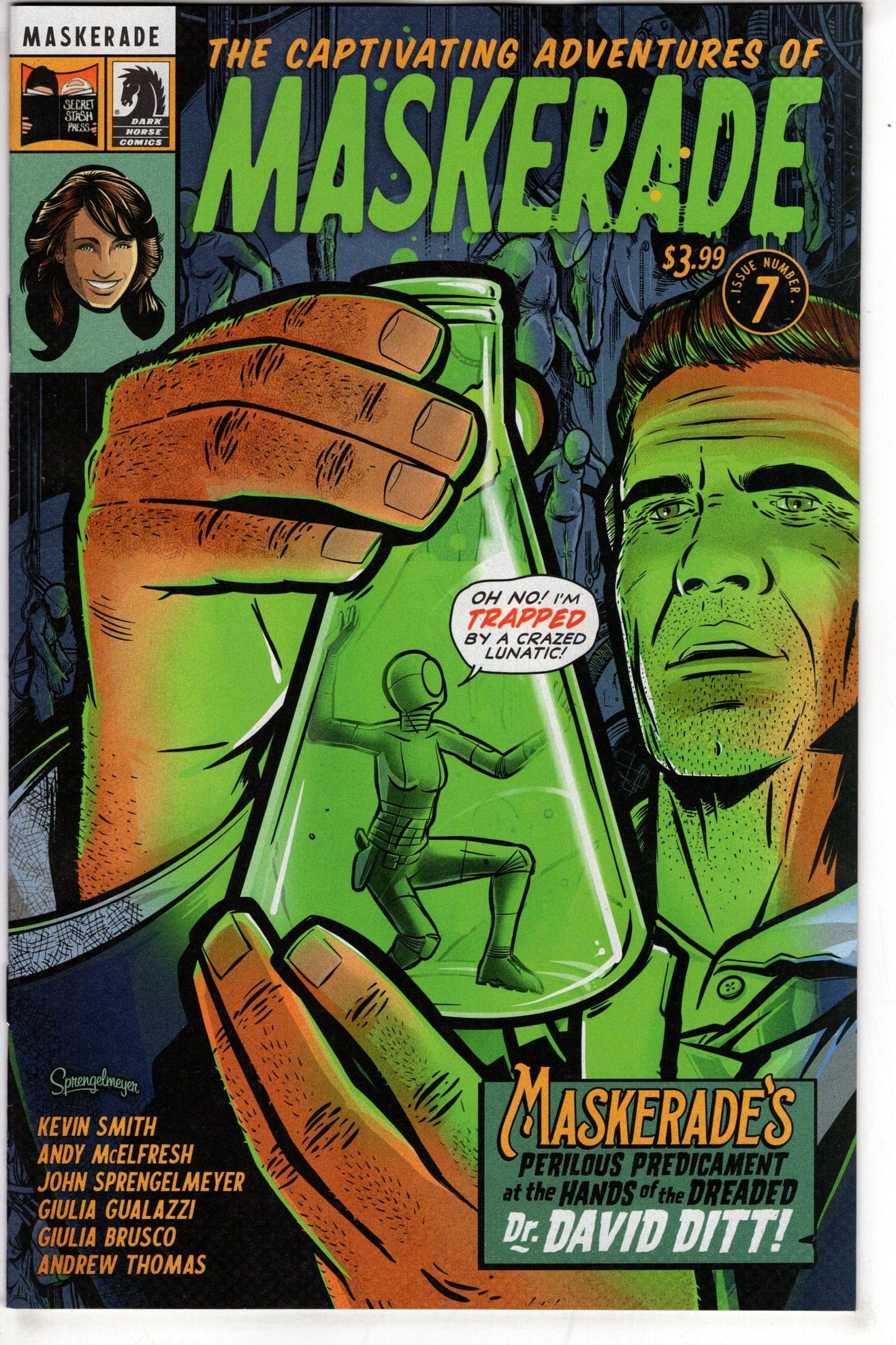 DARK HORSE COMICS COMIC BOOK MASKERADE #7 (OF 8) CVR A SPRENGELMEYER