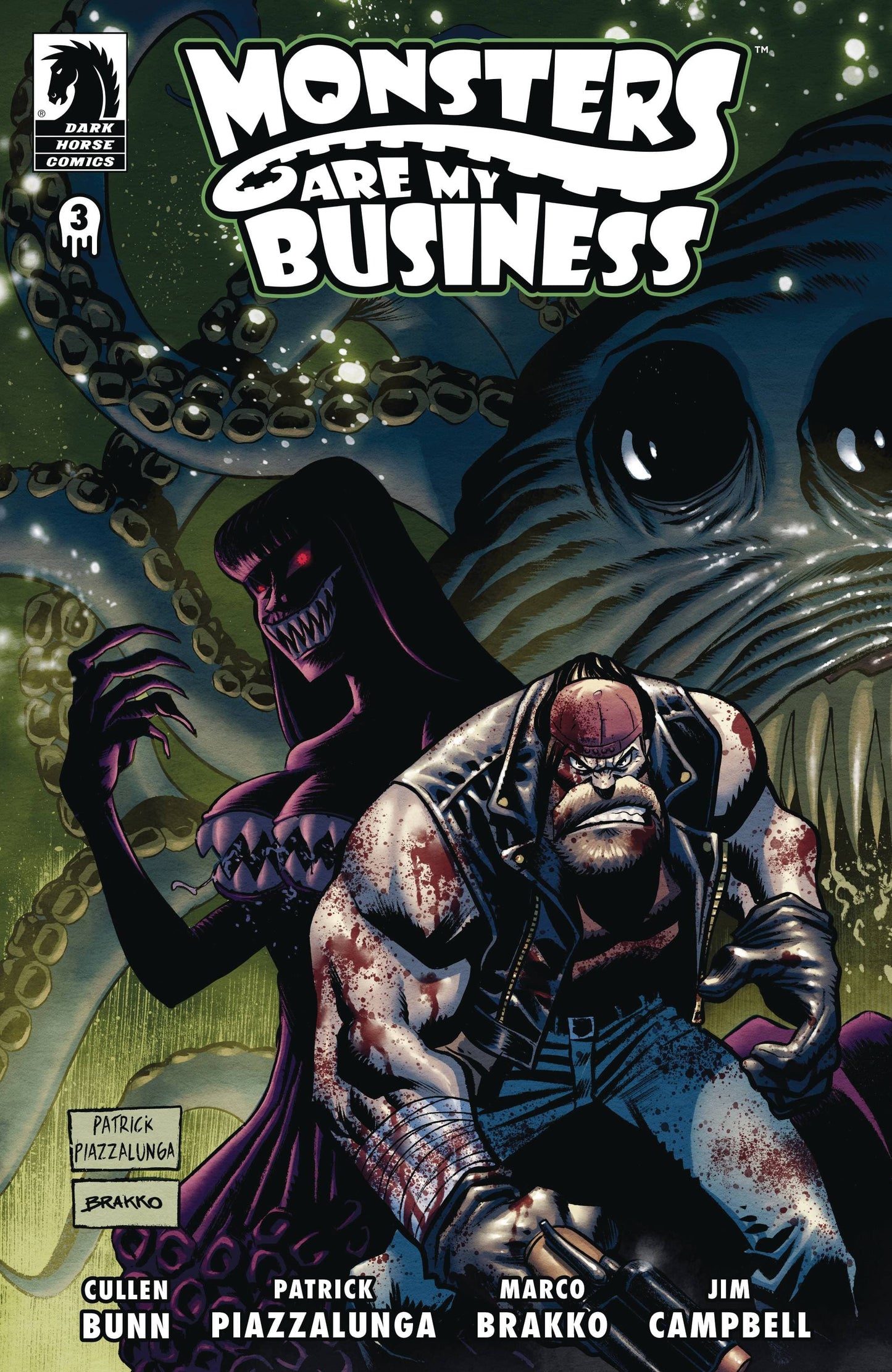 DARK HORSE COMICS COMIC BOOK MONSTERS ARE MY BUSINESS & BUSINESS IS BLOODY #3