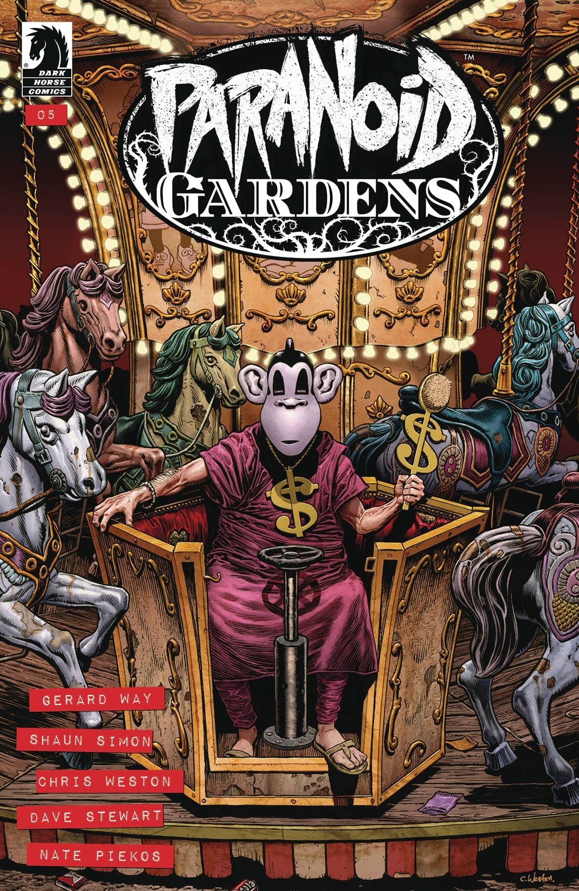 DARK HORSE COMICS COMIC BOOK PARANOID GARDENS #5 CVR A WESTON