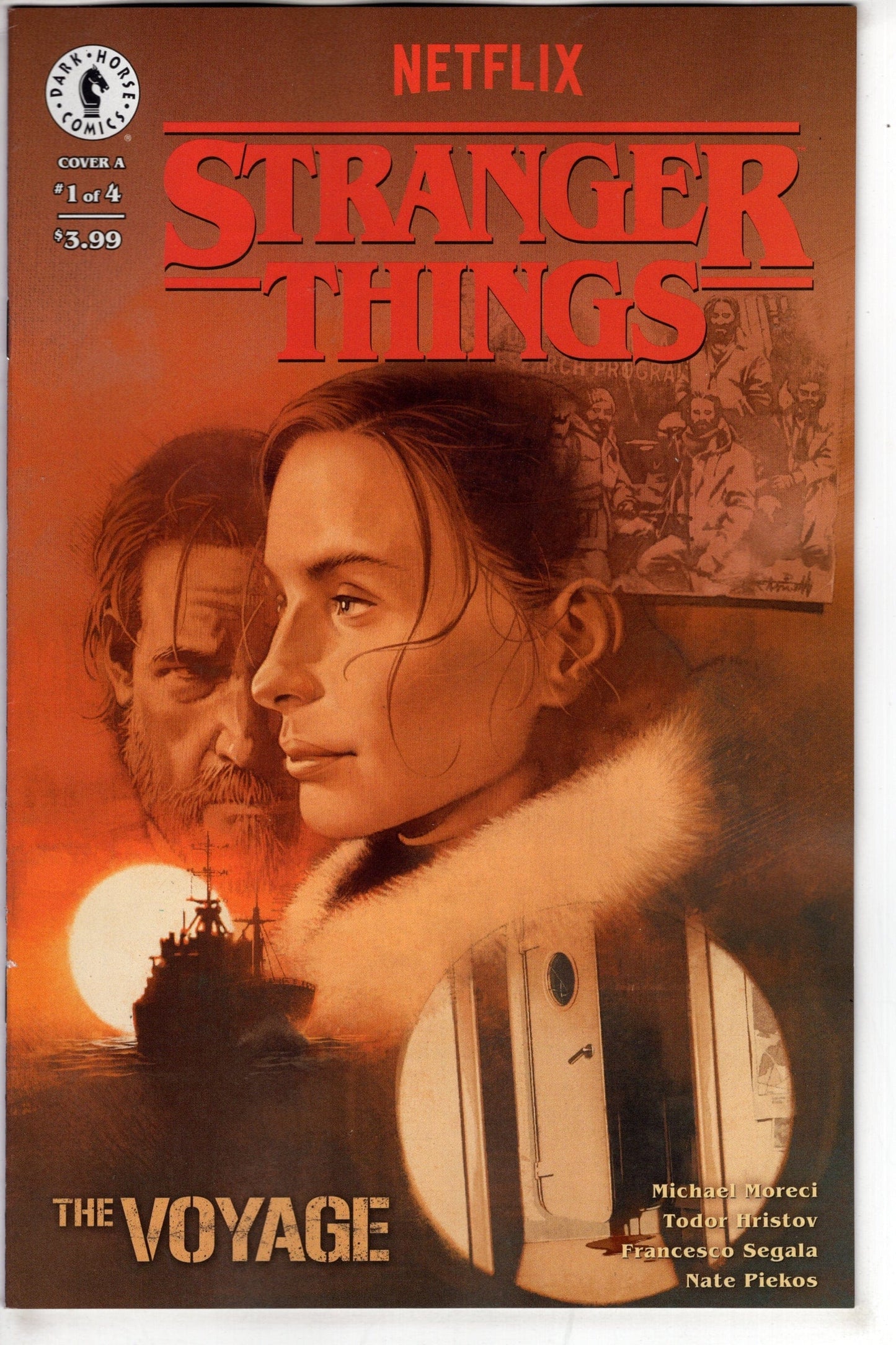 DARK HORSE COMICS COMIC BOOK STRANGER THINGS VOYAGE #1 CVR A ASPINALL