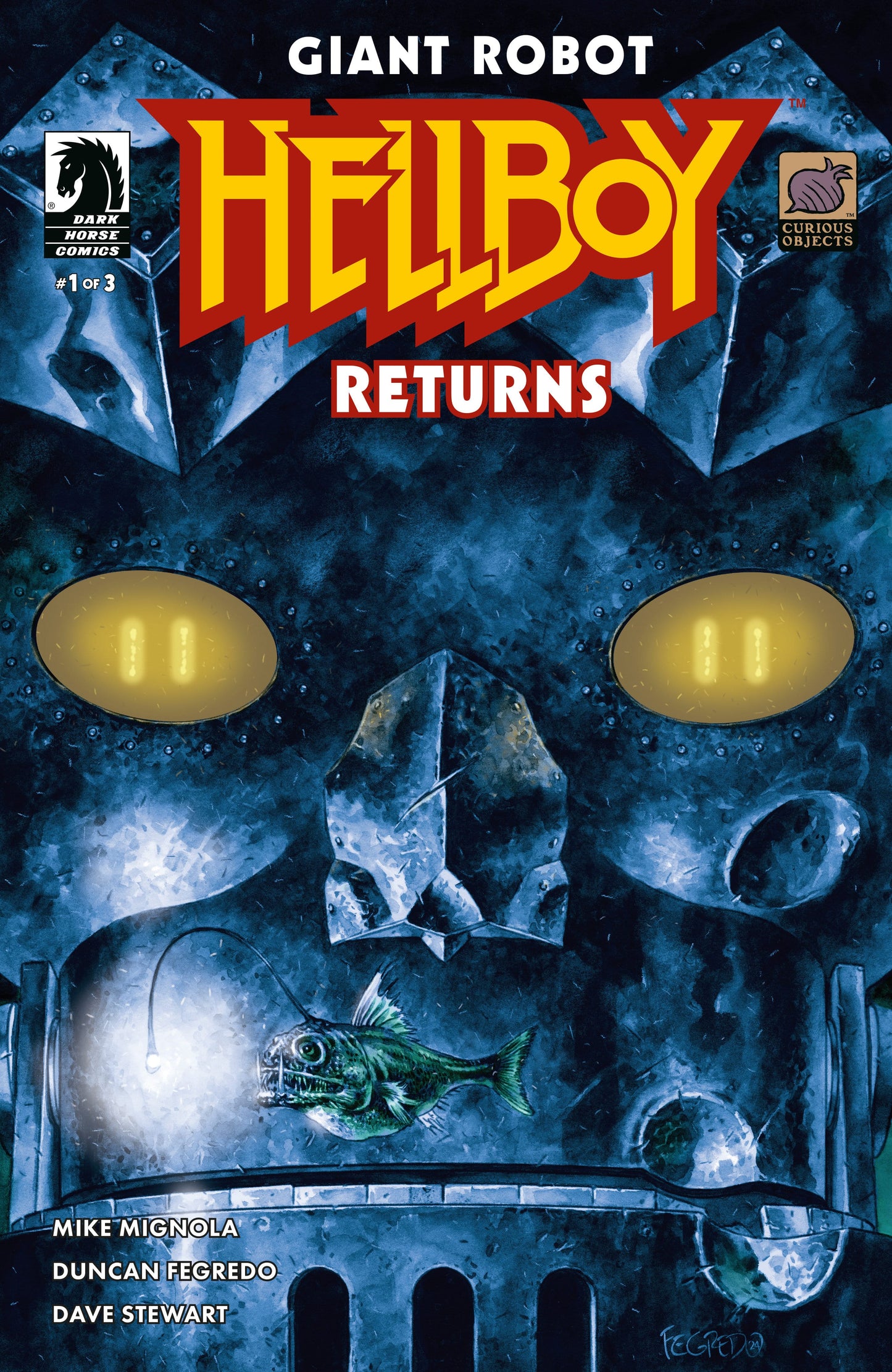 Dark Horse Comics NEW THIS WEEK Giant Robot Hellboy Returns #1 (CVR A) (Duncan Fegredo) (VF/NM)