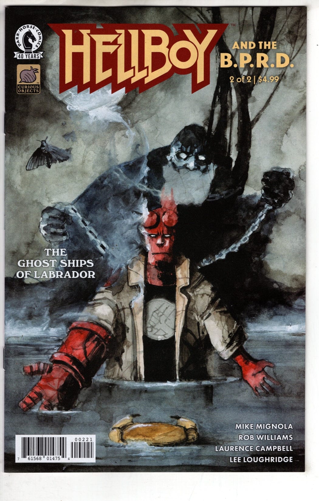 Dark Horse Comics NEW THIS WEEK Hellboy and the B.P.R.D.: The Ghost Ships of Labrador #2 (CVR B) (Daniele Serra) (VF/NM)