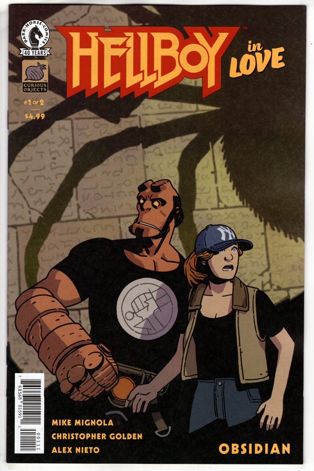 Dark Horse Comics NEW THIS WEEK Hellboy in Love: Obsidian #1 (CVR A) (Alex Nieto) (VF/NM)