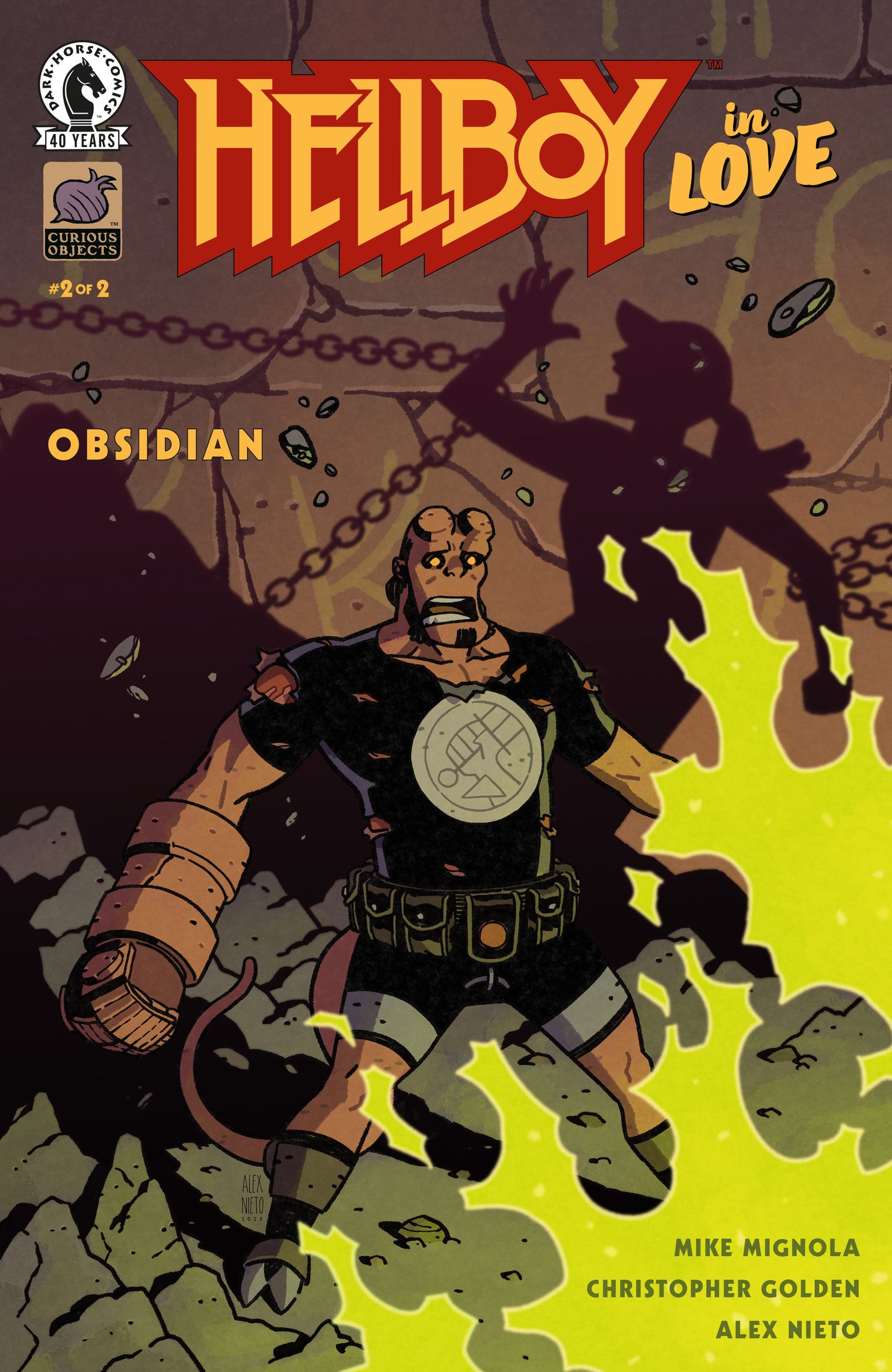 Dark Horse Comics NEW THIS WEEK Hellboy in Love: Obsidian #2 (CVR A) (Alex Nieto) (VF/NM)