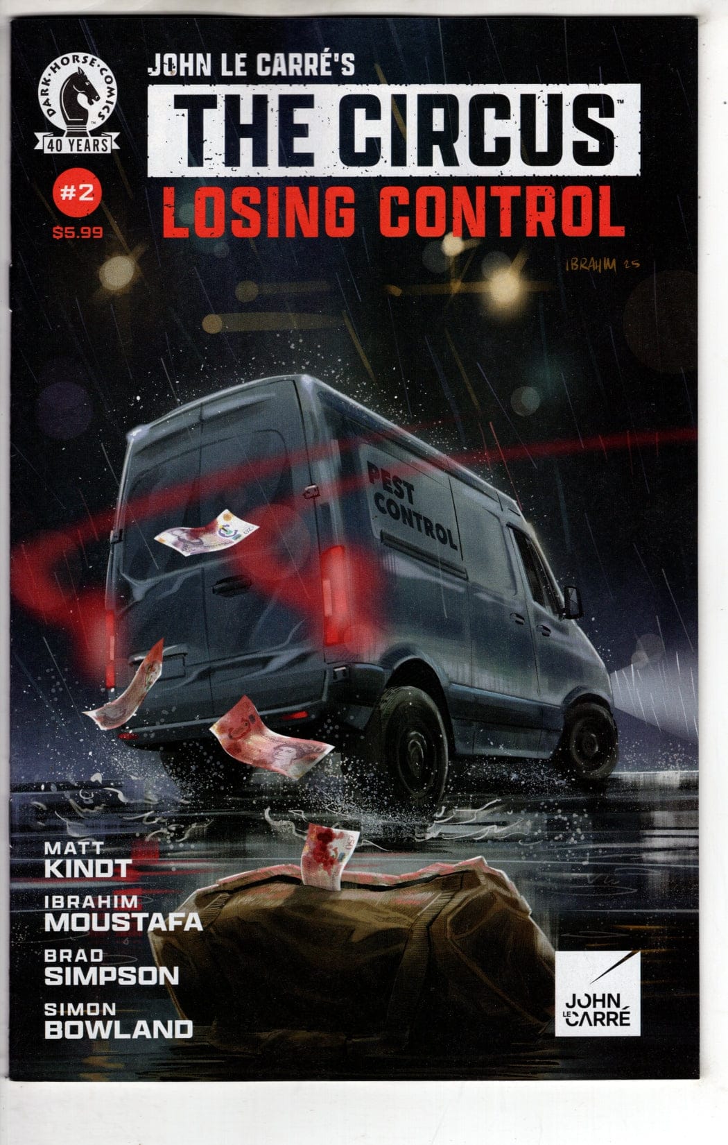 Dark Horse Comics NEW THIS WEEK John Le Carré's: The Circus-Losing Control #2 (CVR A) (Ibrahim Moustafa) (VF/NM)