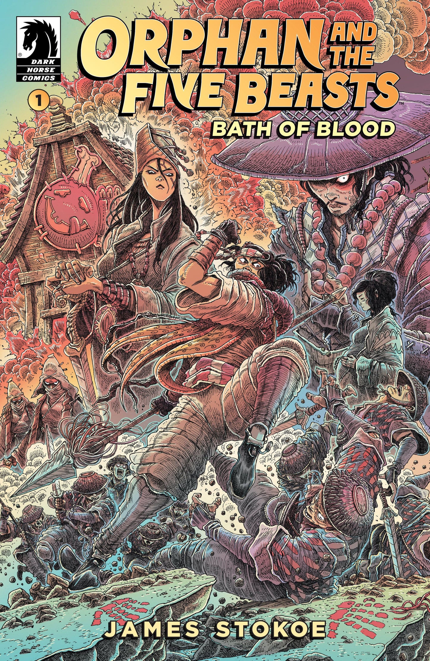 Dark Horse Comics NEW THIS WEEK Orphan and the Five Beasts: Bath of Blood #1 (CVR A) (James Stokoe)
