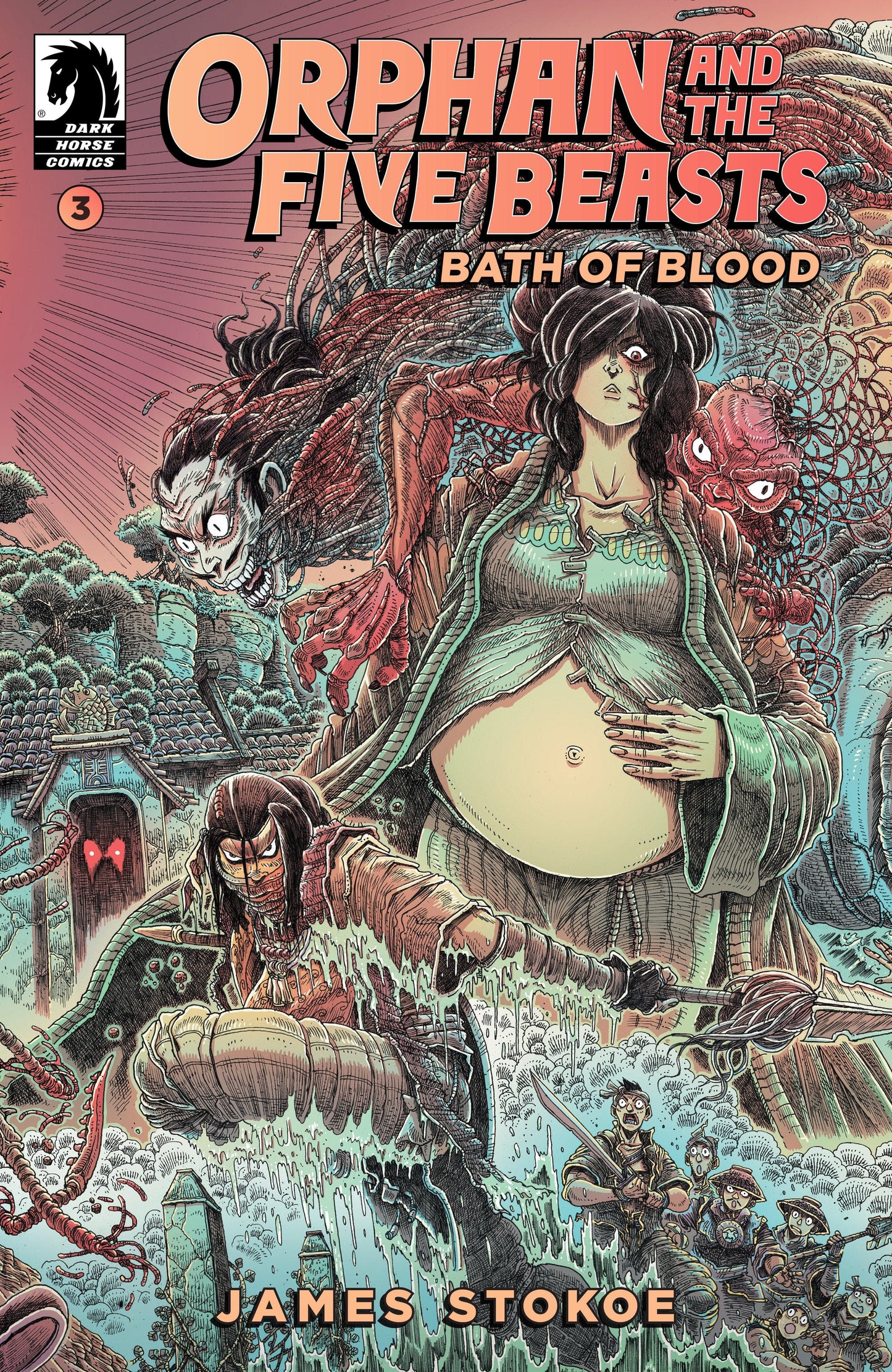 Dark Horse Comics NEW THIS WEEK Orphan and the Five Beasts: Bath of Blood #3 CVR A