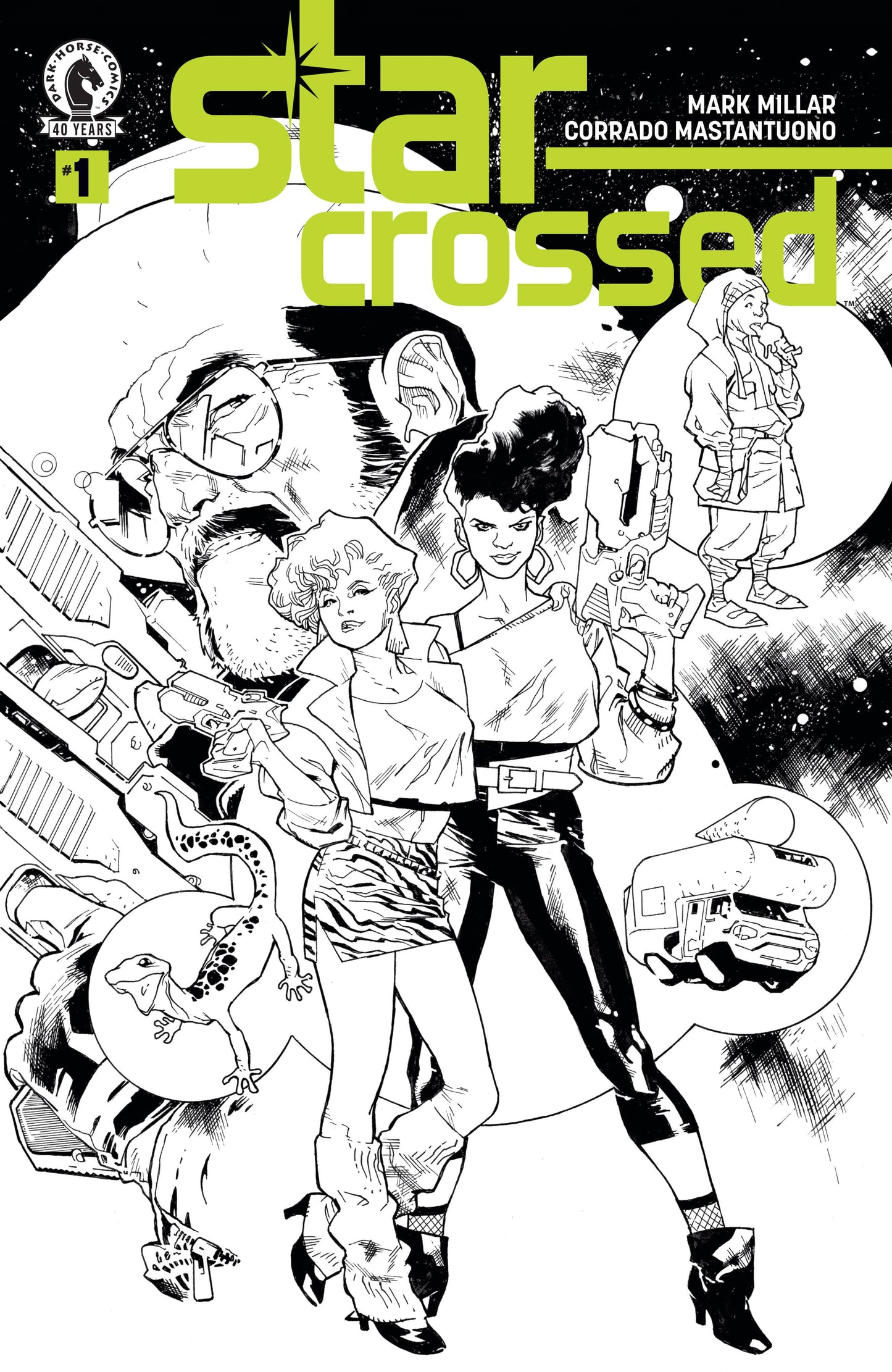 Dark Horse Comics NEW THIS WEEK Star-Crossed #1 (CVR D) (B&W) (Stuart Immonen) (VF/NM)
