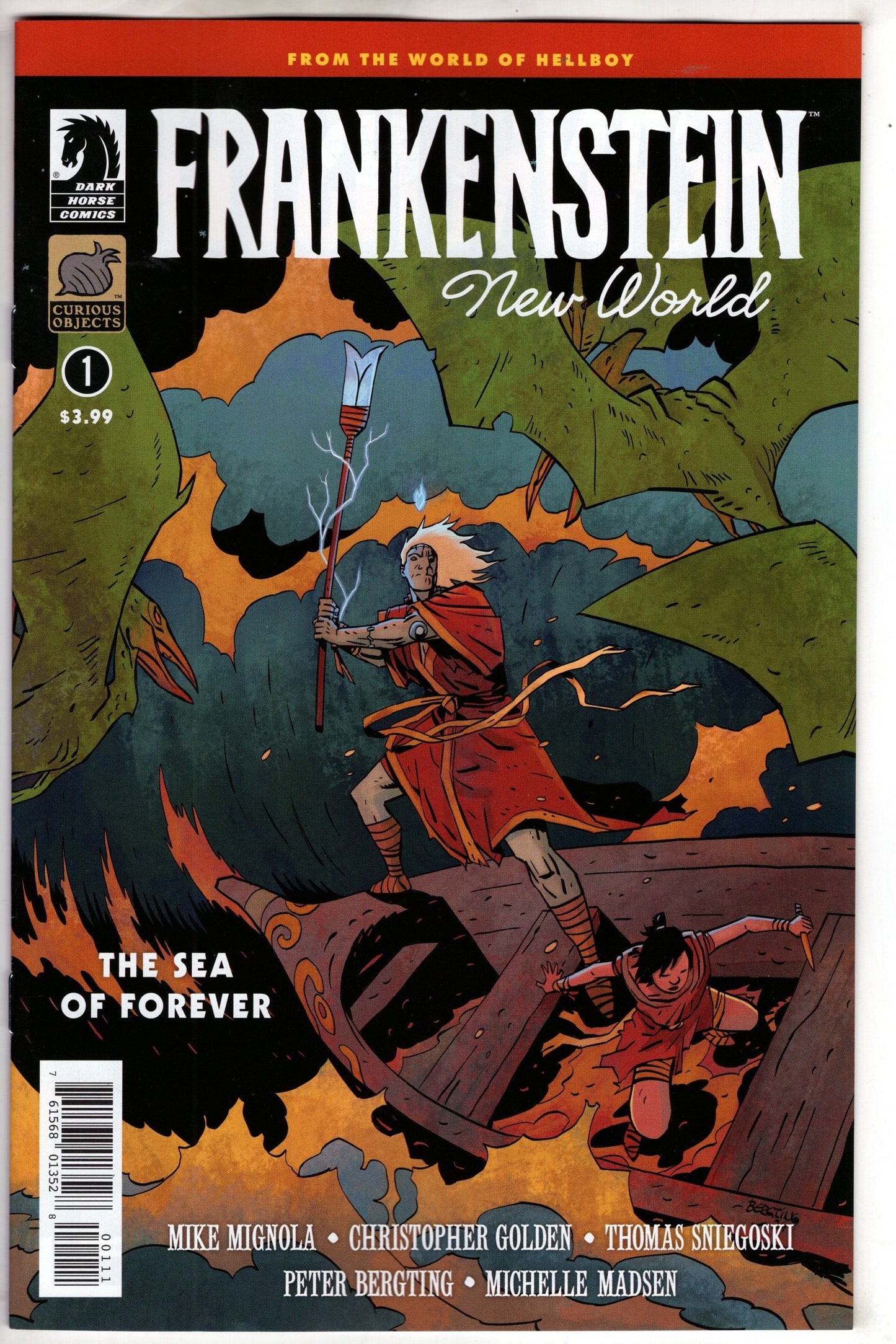 DARK HORSE PRH COMIC BOOK Frankenstein: New World--The Sea Of Forever #1 (Cover A) (Peter Bergting)