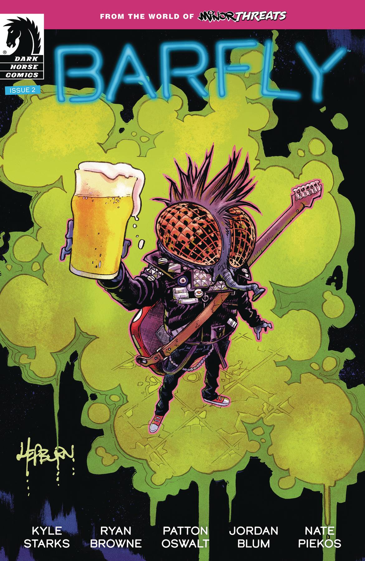 DARK HORSE PRH COMIC BOOK FROM WORLD OF MINOR THREATS BARFLY #2 CVR A HEPBURN