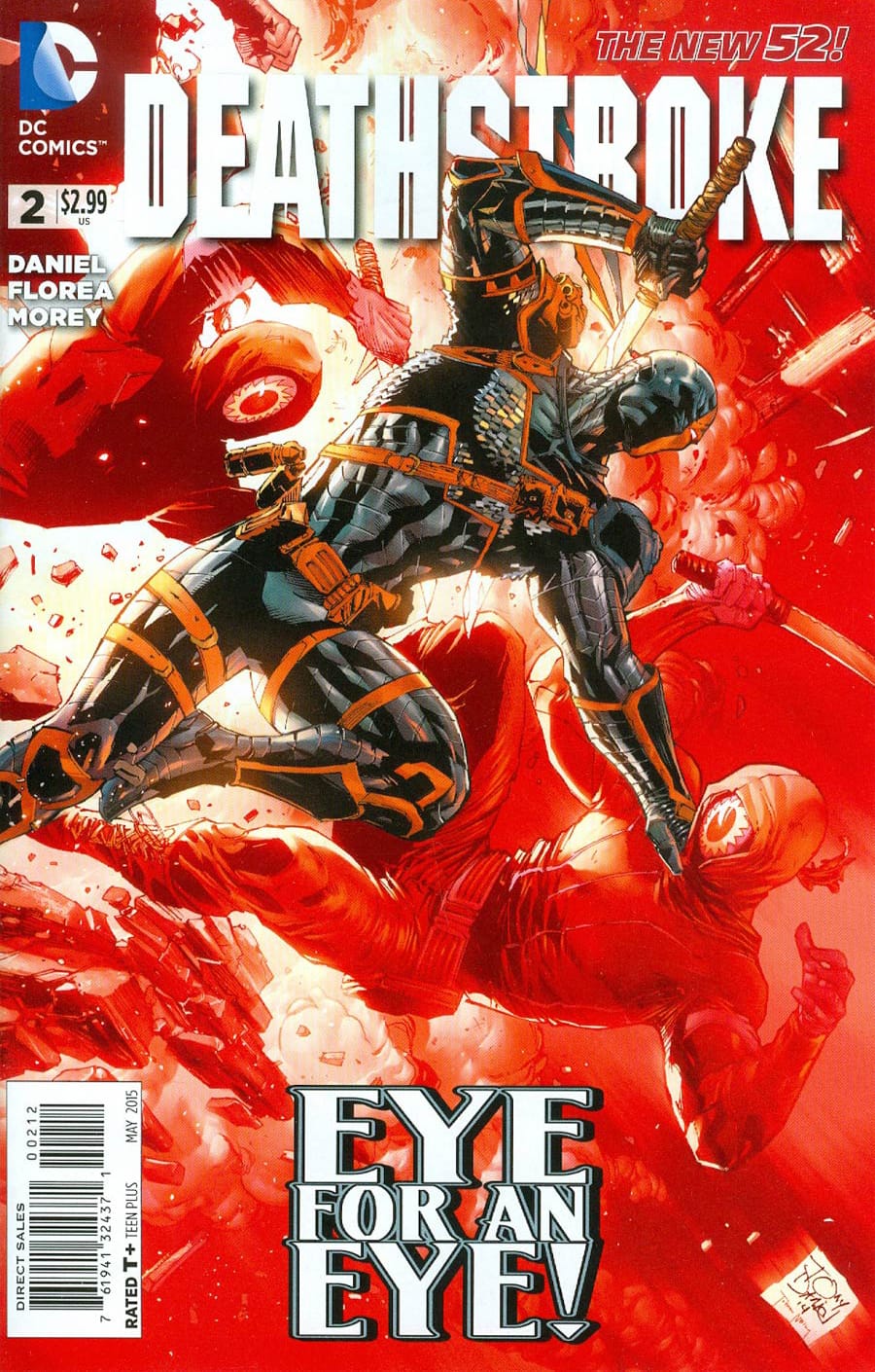 DC COMIC BOOK Deathstroke #2 - 2nd print (VF/NM)