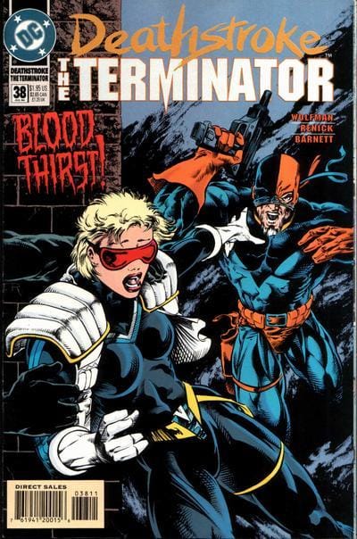 DC COMIC BOOK Deathstroke, the Terminator #38 (VF)