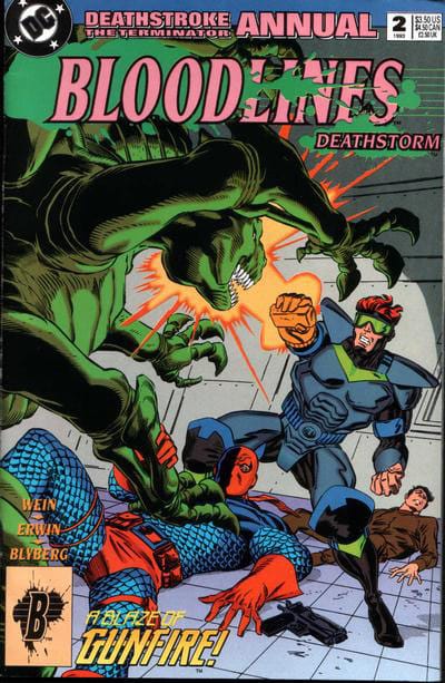 DC COMIC BOOK Deathstroke, the Terminator Annual #2 (VF)