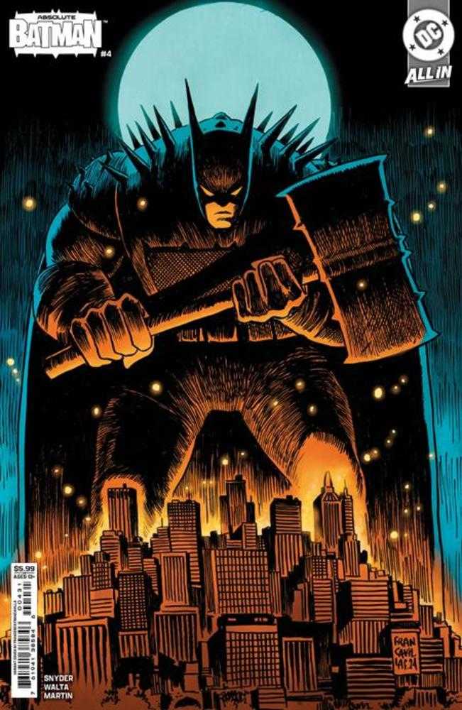 DC Comics Absolute Batman #4 Cover C Francesco Francavilla Card Stock Variant