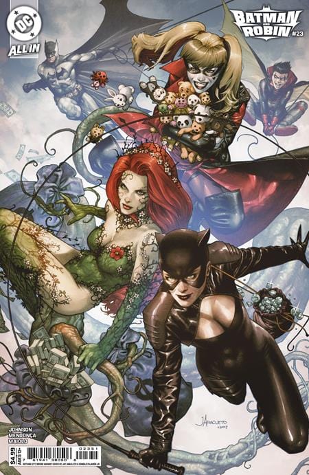 DC Comics BATMAN AND ROBIN #23 CVR D JAY ANACLETO GOTHAM CITY SIRENS CARD STOCK VAR