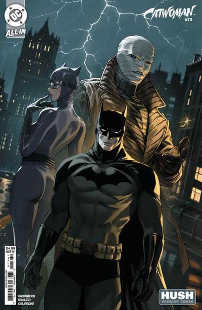 DC Comics Catwoman #73 Cover D Lesley Leirix Li Hush Card Stock Variant