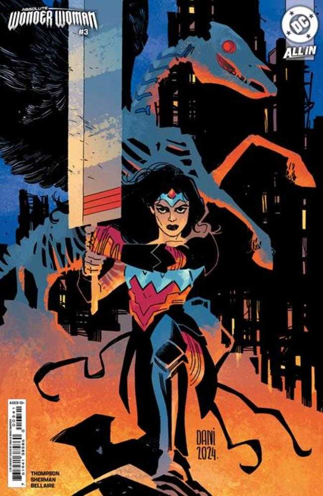 DC Comics COMIC BOOK Absolute Wonder Woman #3 Cover D 1 in 25 Dani Card Stock Variant