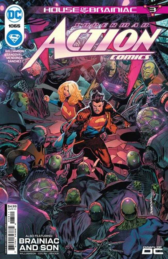 DC Comics COMIC BOOK Action Comics #1065 Cover A Rafa Sandoval (House Of Brainiac)