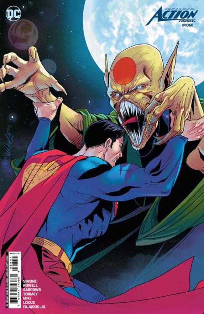 DC Comics COMIC BOOK Action Comics #1068 Cover E 1 in 25 Salvador Larroca Card Stock Variant