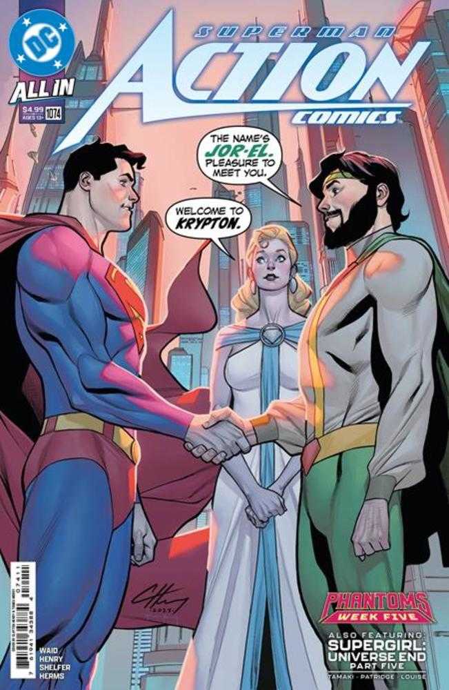 DC Comics COMIC BOOK Action Comics #1074 Cover A Clayton Henry