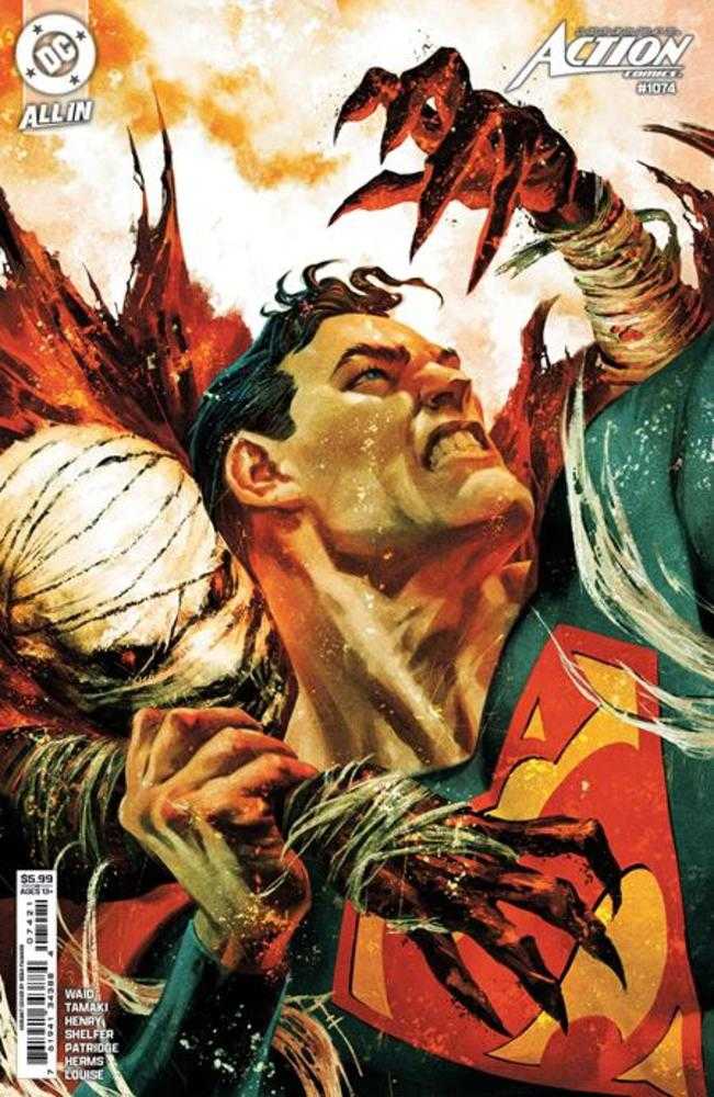 DC Comics COMIC BOOK Action Comics #1074 Cover B Sebastian Fiumara Card Stock Variant