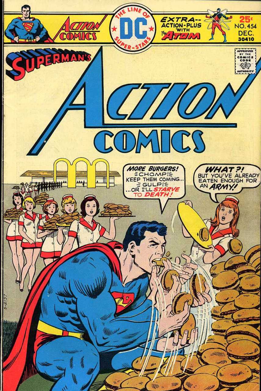 DC Comics COMIC BOOK Action Comics #454 (VG)