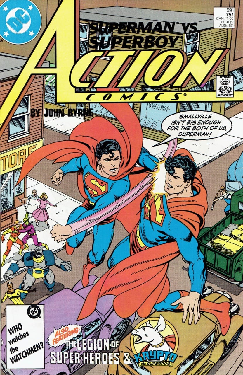 DC Comics COMIC BOOK Action Comics #591 - Past Imperfect (VF)