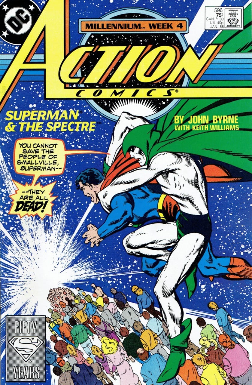 DC Comics COMIC BOOK Action Comics #596 - Hell is Where the Heart Is... (VF)