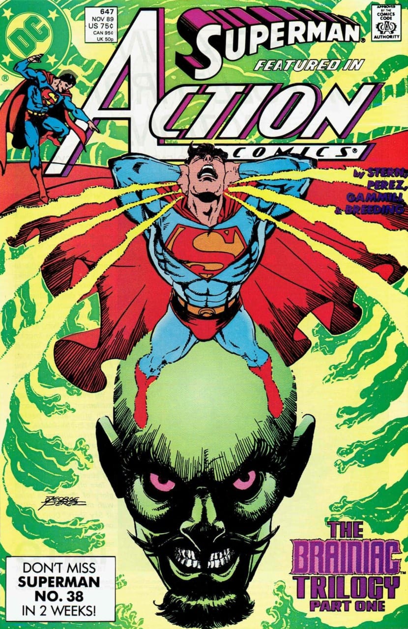 DC Comics COMIC BOOK Action Comics #647 - Brain Drain (VF)