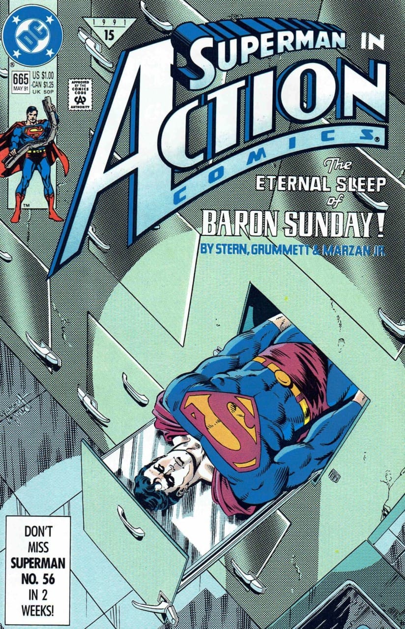 DC Comics COMIC BOOK Action Comics #665 - Wake the Dead! (VF)