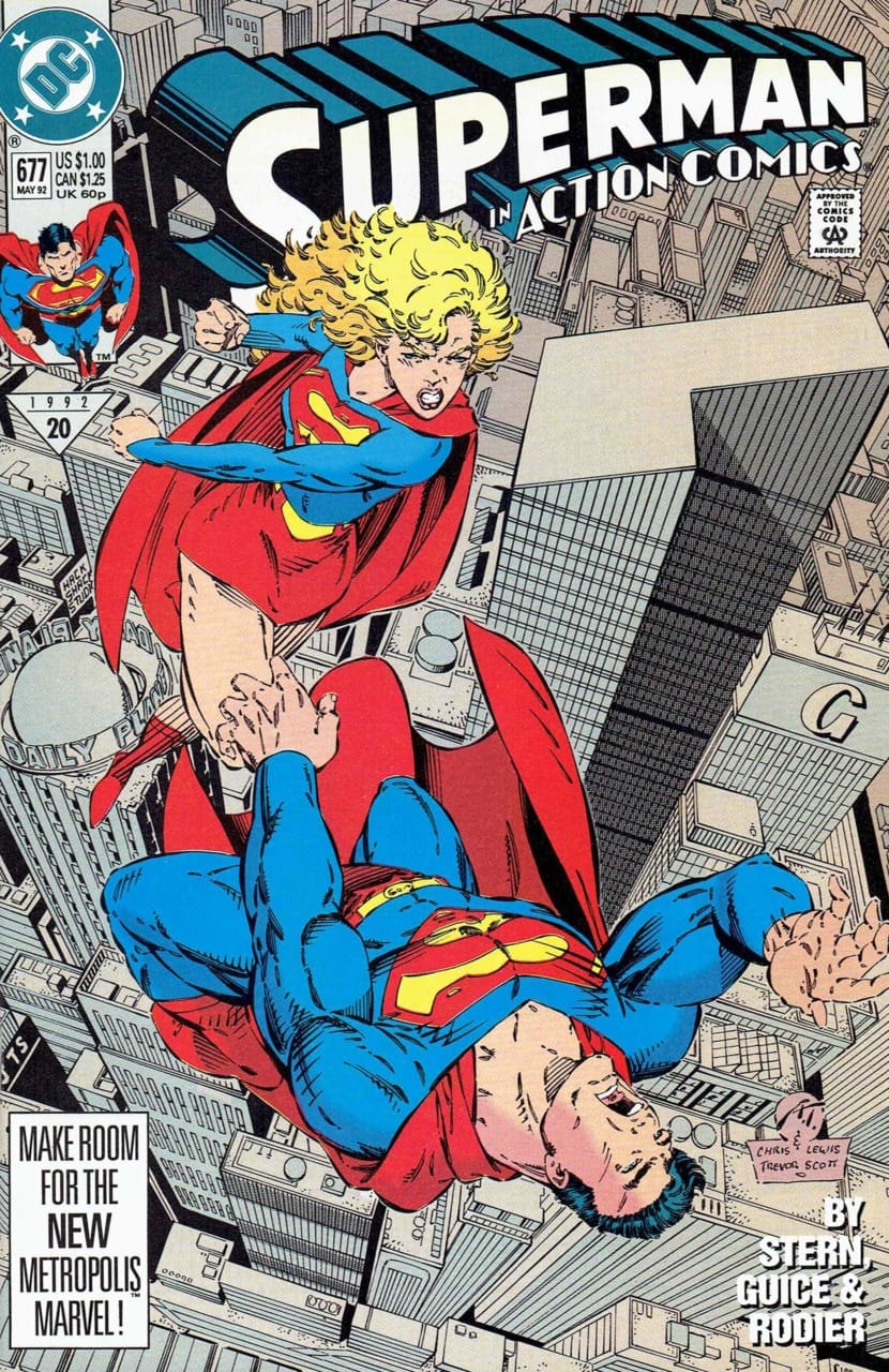 DC Comics COMIC BOOK Action Comics #677 - ...In Love and War! (VF)