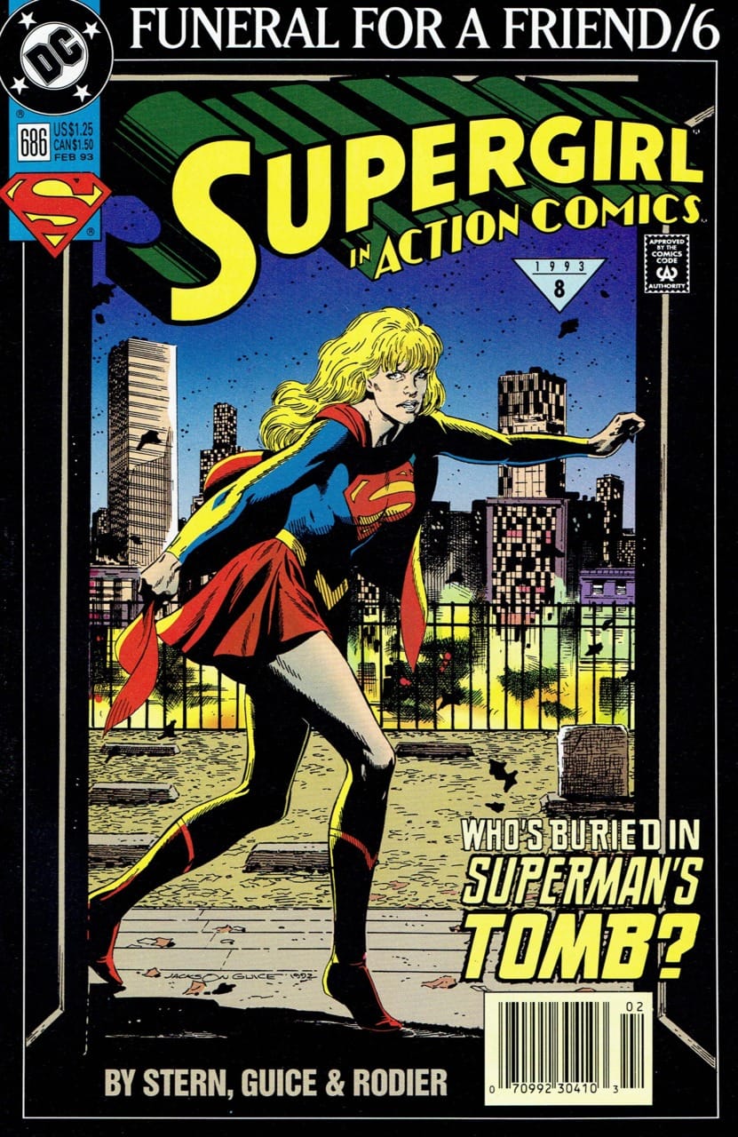 DC Comics COMIC BOOK Action Comics #686 - Funeral for a Friend, Part 6: Who's Buried in Superman's Tomb? (VF)