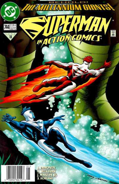 DC Comics COMIC BOOK Action Comics #744 (VF)
