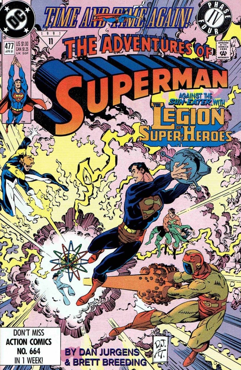 DC Comics COMIC BOOK Adventures of Superman #477 (VF)