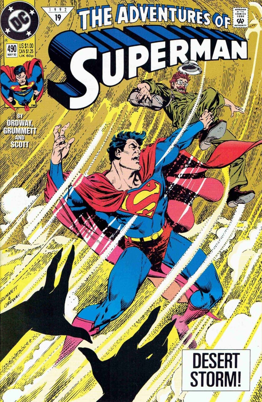 DC Comics COMIC BOOK Adventures of Superman #490 (VF)