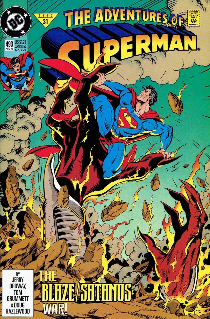 DC Comics COMIC BOOK Adventures of Superman #493 (VF)
