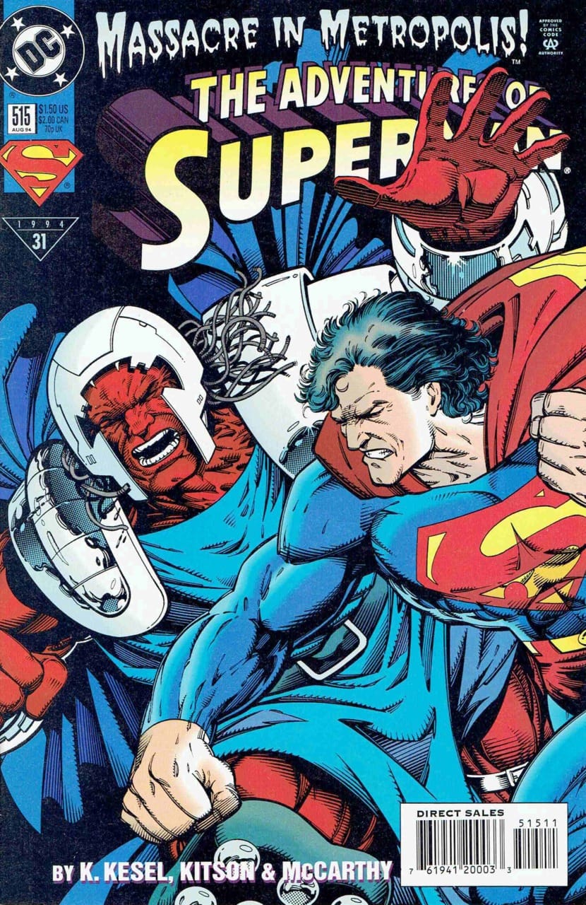 DC Comics COMIC BOOK Adventures of Superman #515 (VF)