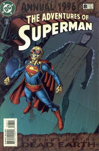 DC Comics COMIC BOOK Adventures of Superman Annual #8 CVR A DC Comics 1996 FN