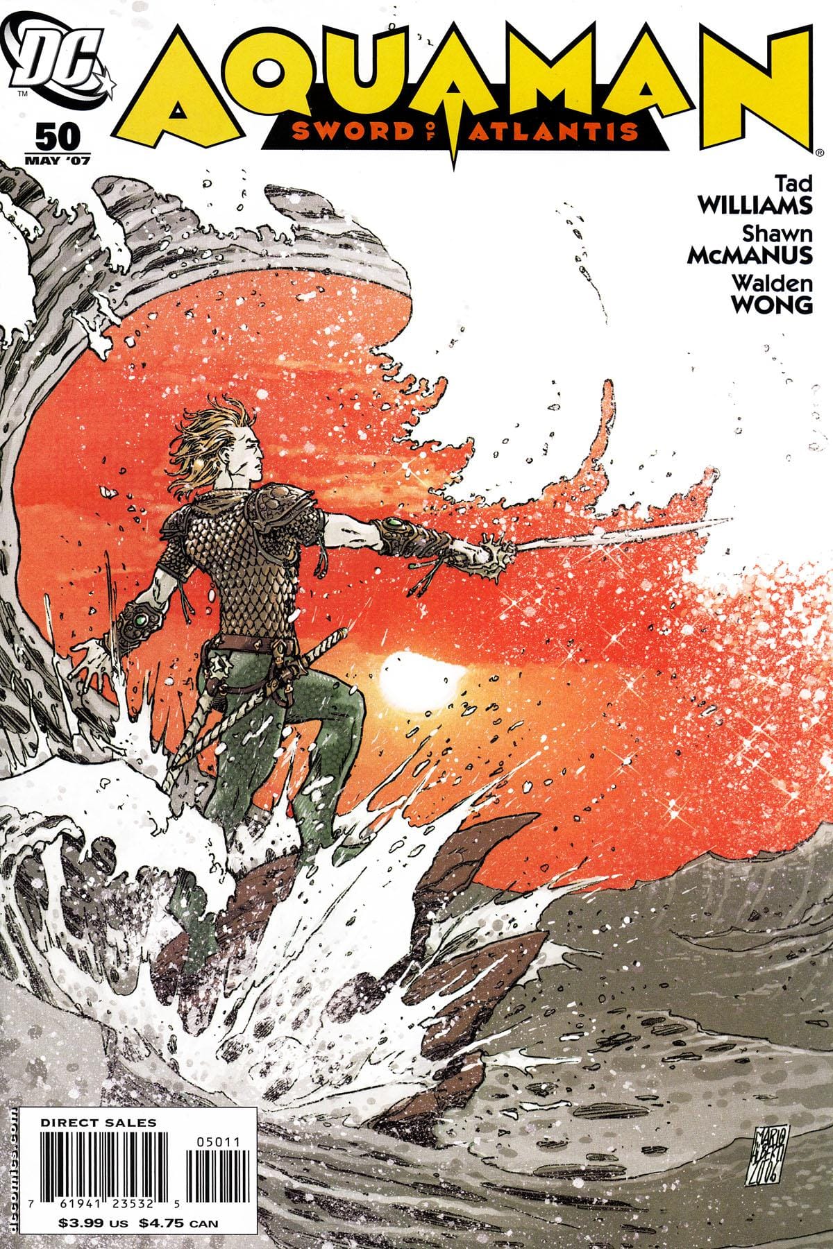 DC Comics COMIC BOOK Aquaman: Sword of Atlantis #50 (VF/NM)