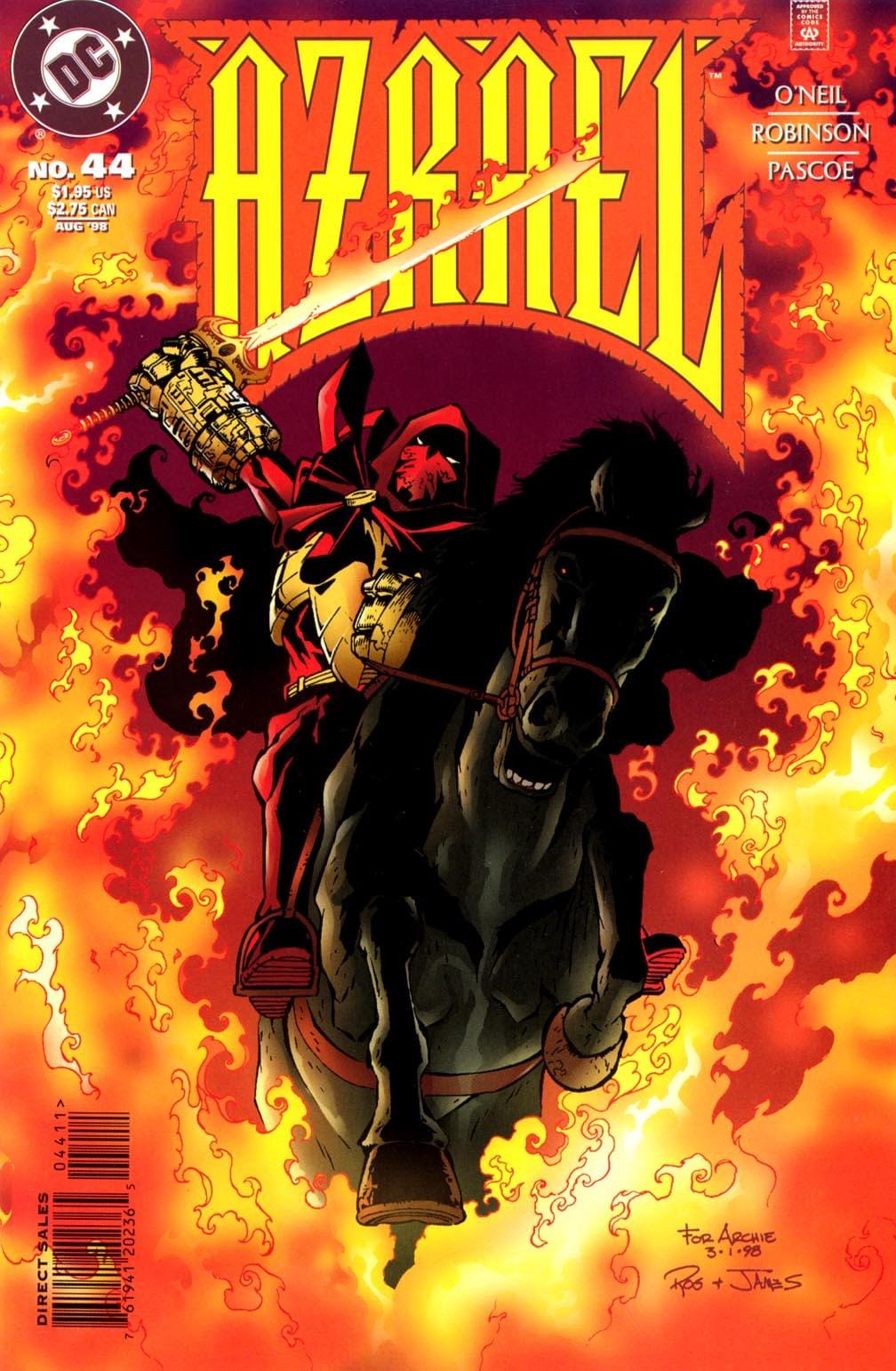 DC Comics COMIC BOOK Azrael #44 (VF)