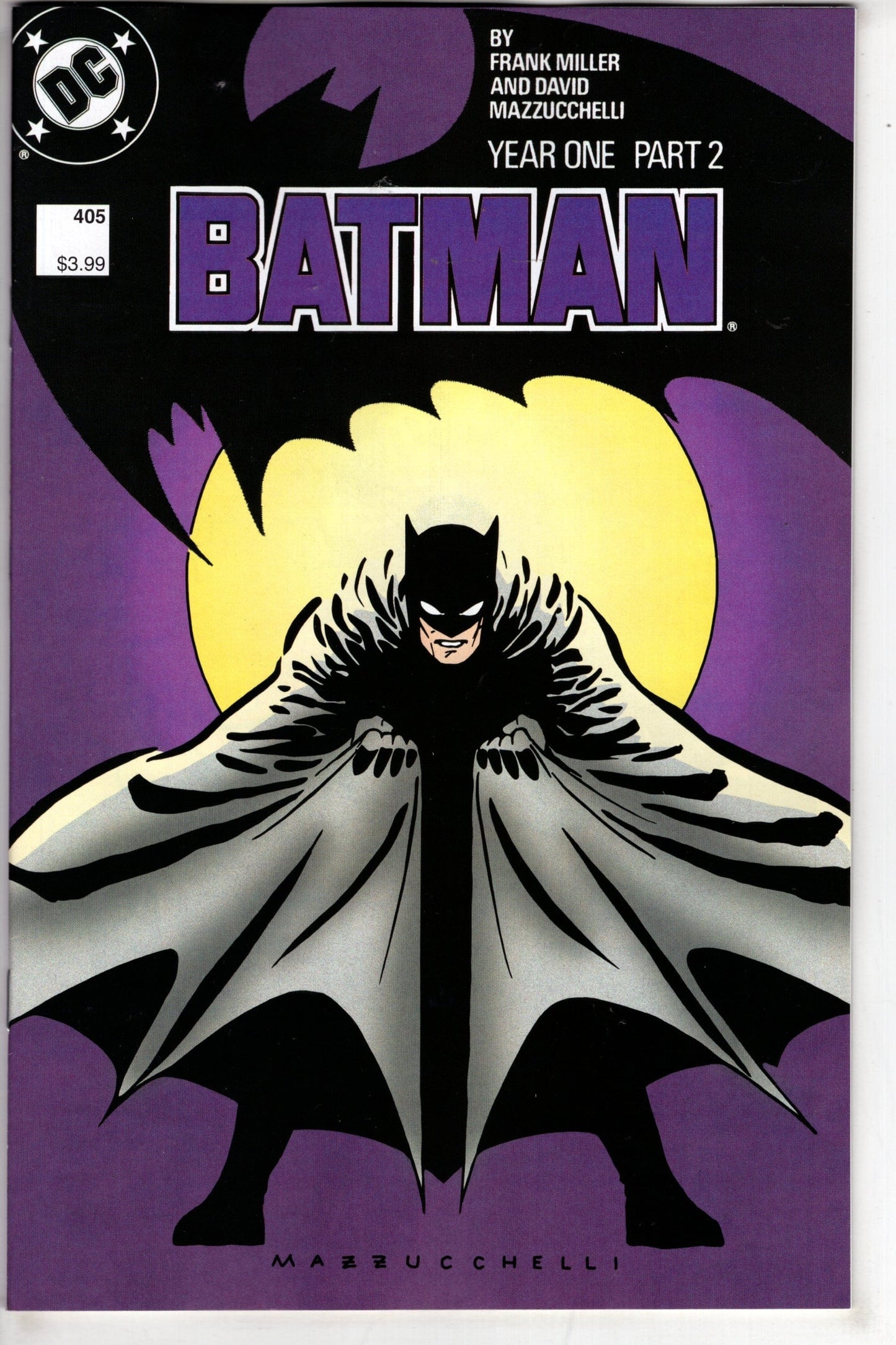 DC Comics COMIC BOOK Batman #405 Facsimile Edition Cover A David Mazzucchelli