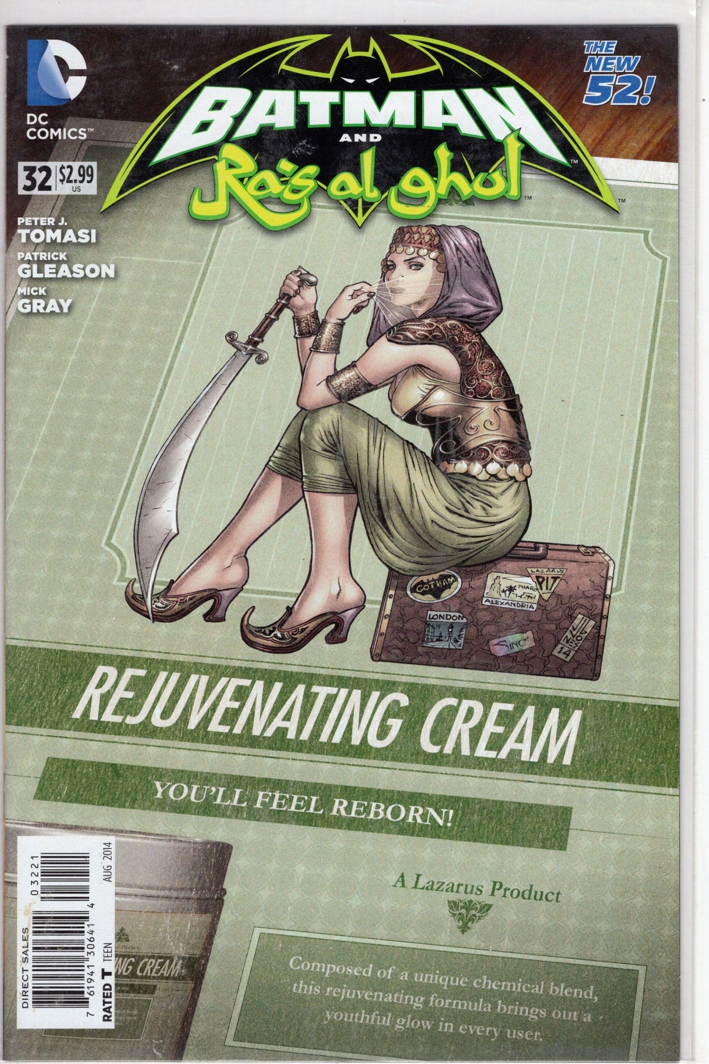 DC COMICS COMIC BOOK BATMAN AND RAS AL GHUL #32 BOMBSHELLS VAR ED (2011 2nd Series)
