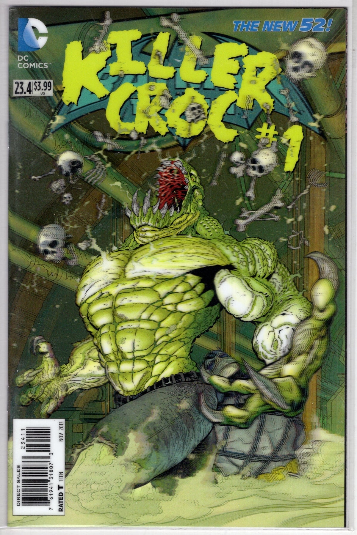 DC COMICS COMIC BOOK BATMAN AND ROBIN #23.4 KILLER CROC (2011 2nd Series)